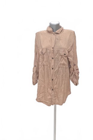 Dámska blúzka Made In Italy, farba hnedá, veľkosť M