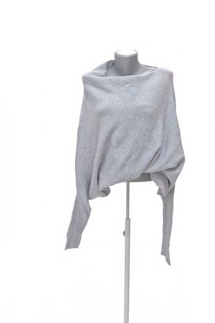 Dámský svetr Made In Italy, barva šedá, velikost XL