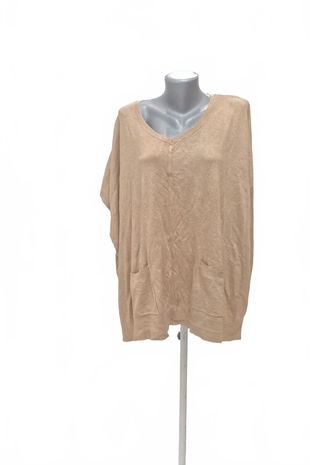 Dámský svetr F&F, barva hnědá, velikost 2XL