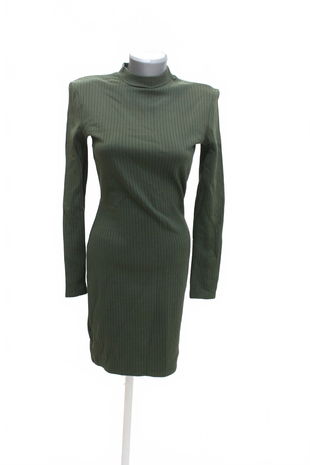 Dámske šaty Mango, farba khaki, veľkosť M