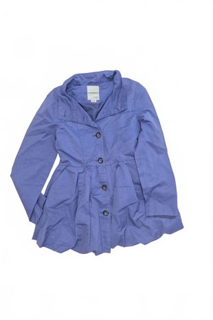 Dievčenský zimný kabát Reserved, farba modrá, veľkosť 158