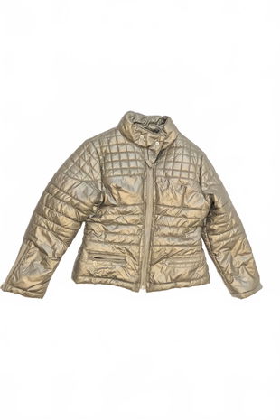 Dievčenská zimná bunda Genesis, farba hnedá, veľkosť 128