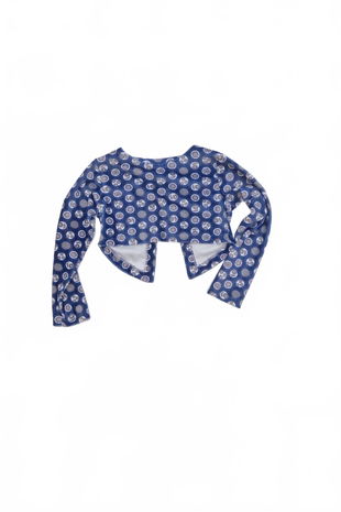 Dievčenské tričko Genesis bez potlače, farba vzorovaná, veľkosť 7-8 r