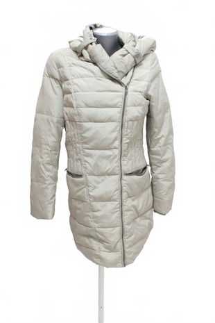 Dámska zimná bunda F&F, farba béžová, veľkosť 38