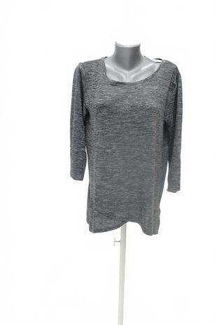 Dámske tričko Colours Of The World bez potlače, farba sivá, veľkosť M