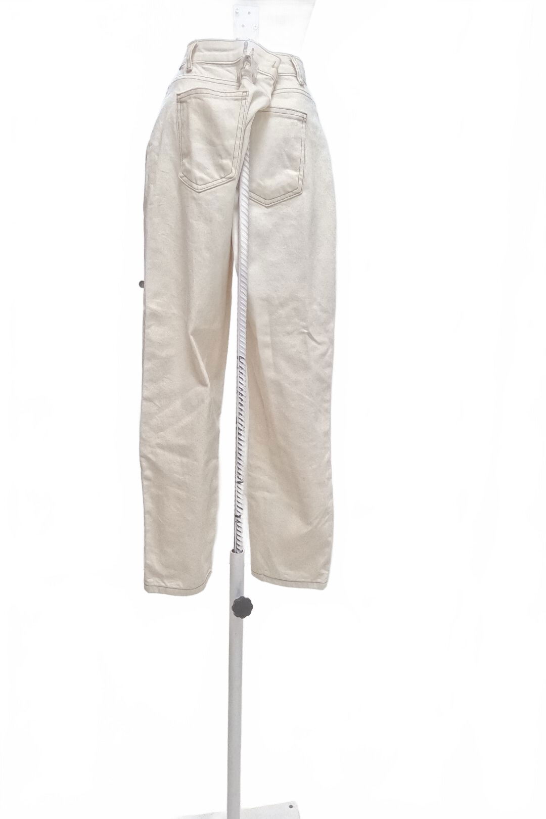 Dámske nohavice Trendyol, farba béžová, veľkosť 42