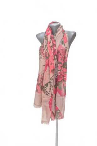 Dámský šátek Genesis, barva vzorovaná