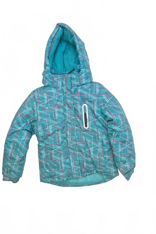 Dievčenská zimná bunda Genesis, farba vzorovaná, veľkosť 140