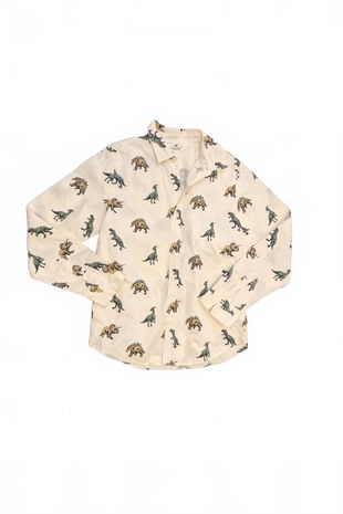 Chlapčenská košeľa H&M, farba vzorovaná, veľkosť 140