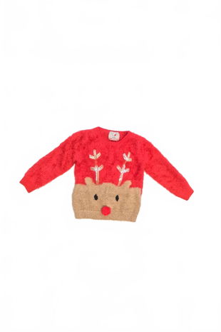 Dievčenský sveter George, farba viacfarebná, veľkosť 3-4 r