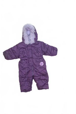 Dievčenská zimná kombinéza C&A, farba fialová, veľkosť 68