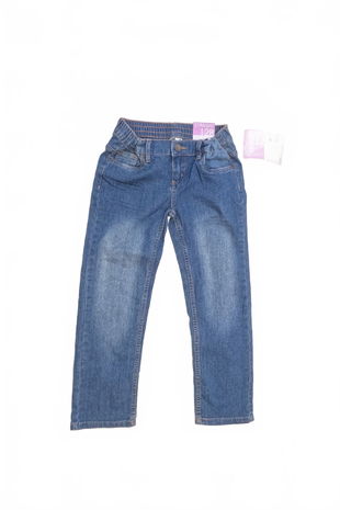 Dievčenské nohavice Y.f.k, farba denim, veľkosť 128