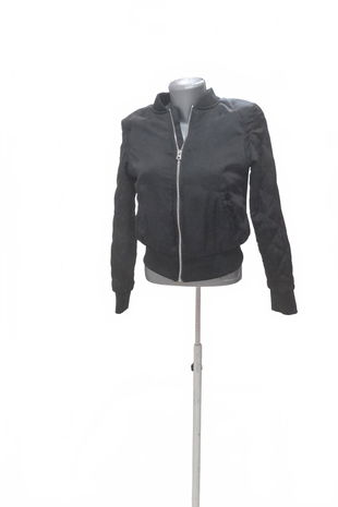 Dievčenská bunda H&M, farba čierna, veľkosť 158