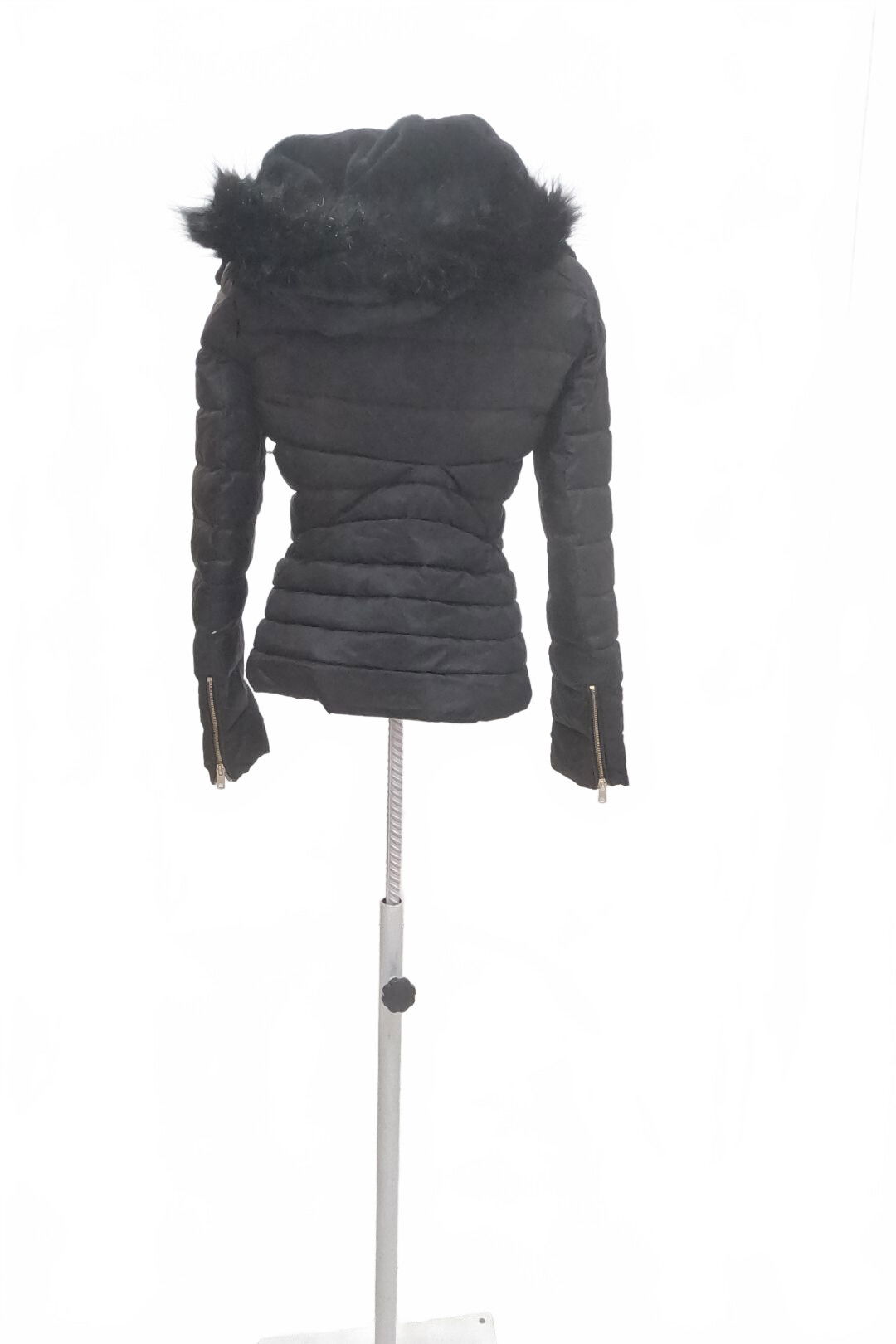 Dámska zimná bunda Zara, farba čierna, veľkosť S