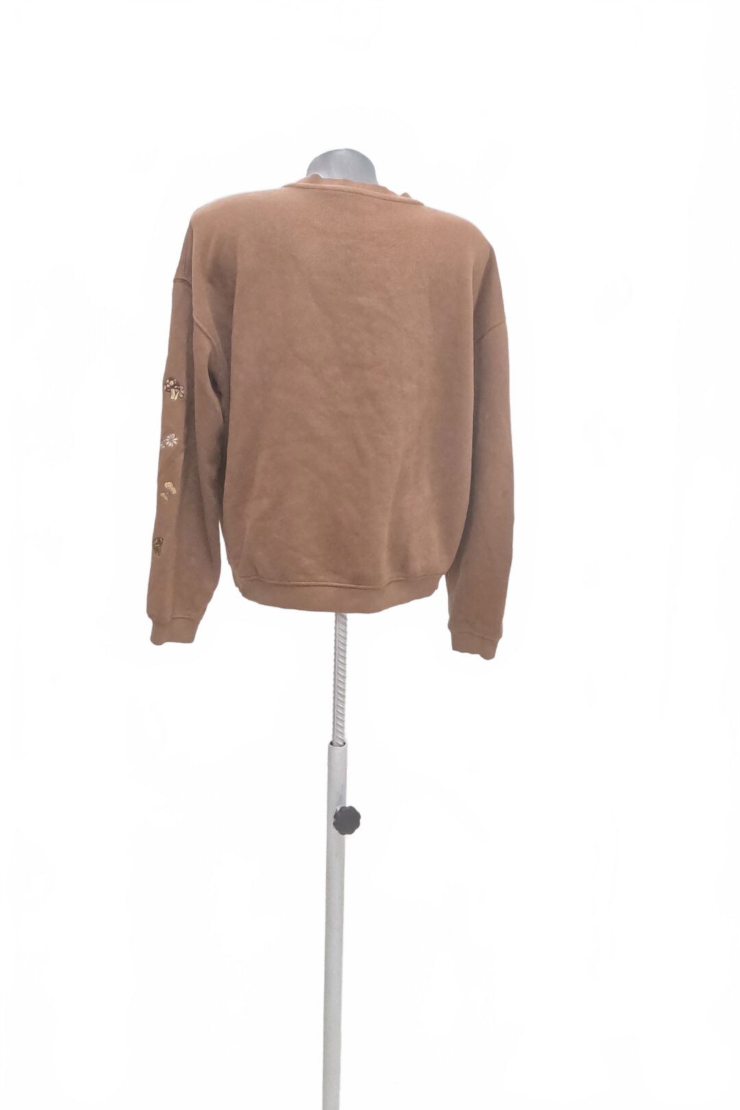 Dámska mikina House s potlačou, farba hnedá, veľkosť XS