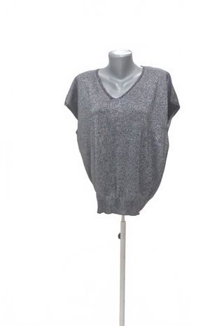 Dámske tričko Beloved bez potlače, farba strieborná, veľkosť M