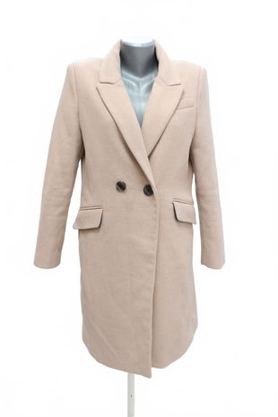 Dámsky kabát Mango, farba ružová, veľkosť L