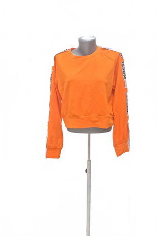 Dámska mikina Mshll Girl bez potlače, farba oranžová, veľkosť M