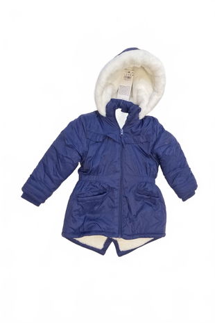 Dievčenská zimná bunda Genesis, farba modrá, veľkosť 110