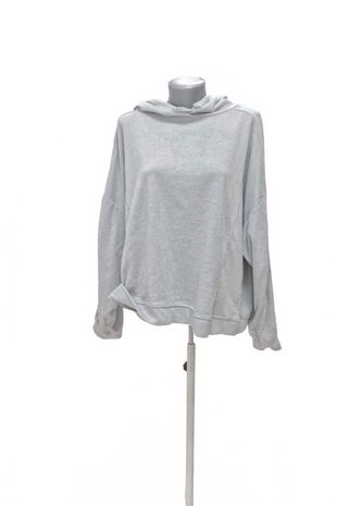 Dámská mikina F&F bez potisku, barva šedá, velikost 50