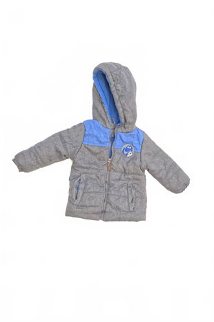 Chlapčenská zimná bunda Genesis, farba sivá, veľkosť 86