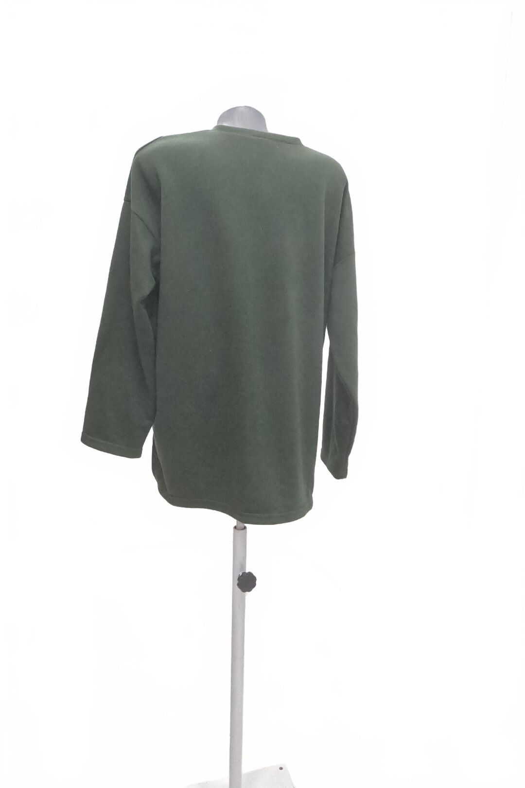 Dámská mikina Genesis s potiskem, barva zelená, velikost 4XL