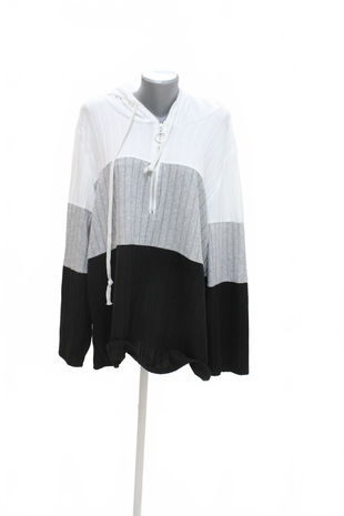 Dámská mikina Genesis bez potisku, barva vícebarevná, velikost 3XL