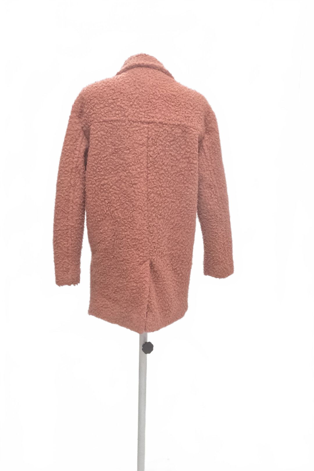 Dámsky zimný kabát Bershka, farba ružová, veľkosť S