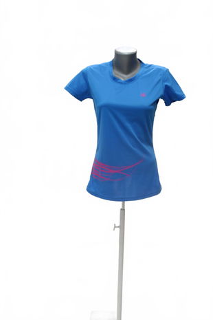 Dámske tričko Loap bez potlače, farba modrá, veľkosť S