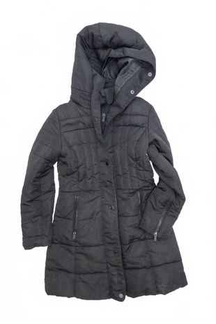 Dievčenská zimná bunda Reserved, farba čierna, veľkosť 152