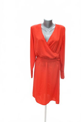 Dámske šaty Pieces, farba červená, veľkosť S