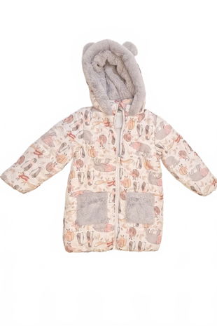 Dievčenská zimná bunda Genesis, farba vzorovaná, veľkosť 110