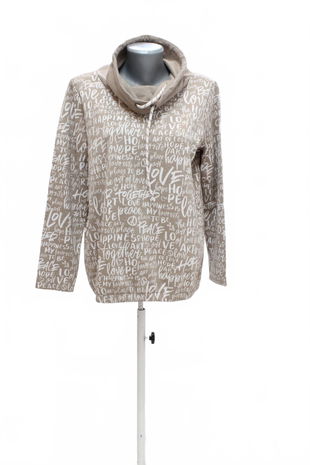 Dámska mikina Cecil bez potlače, farba vzorovaná, veľkosť L