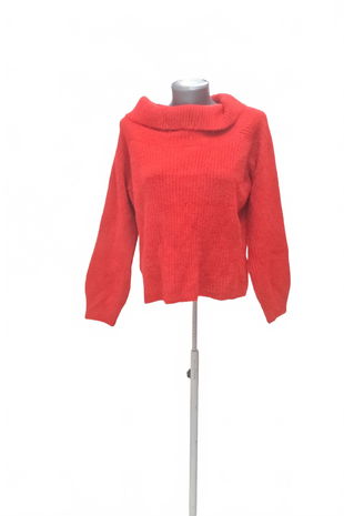 Dámsky sveter Page One, farba červená, veľkosť M