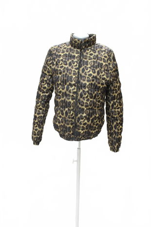 Dámska zimná bunda Rainbow, farba zvieracie vzory, veľkosť 38