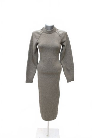 Dámske šaty H&M, farba sivá, veľkosť XS