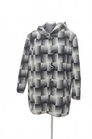 Dámsky kabát Genesis, farba vzorovaná, veľkosť 3XL