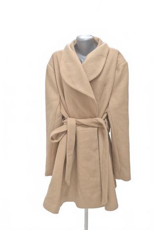 Dámsky zimný kabát Asos, farba béžová, veľkosť 54