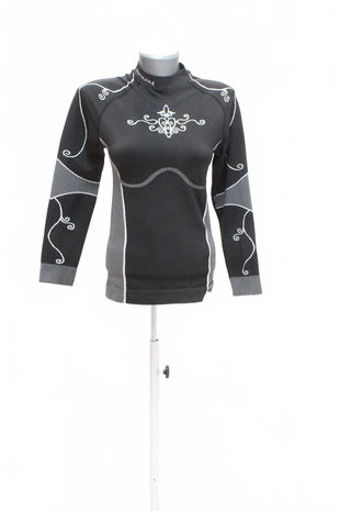 Dámske tričko Genesis bez potlače, farba vzorovaná, veľkosť 36