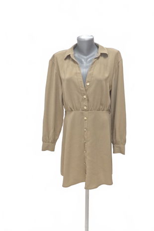 Dámske šaty Amisu, farba hnedá, veľkosť 36