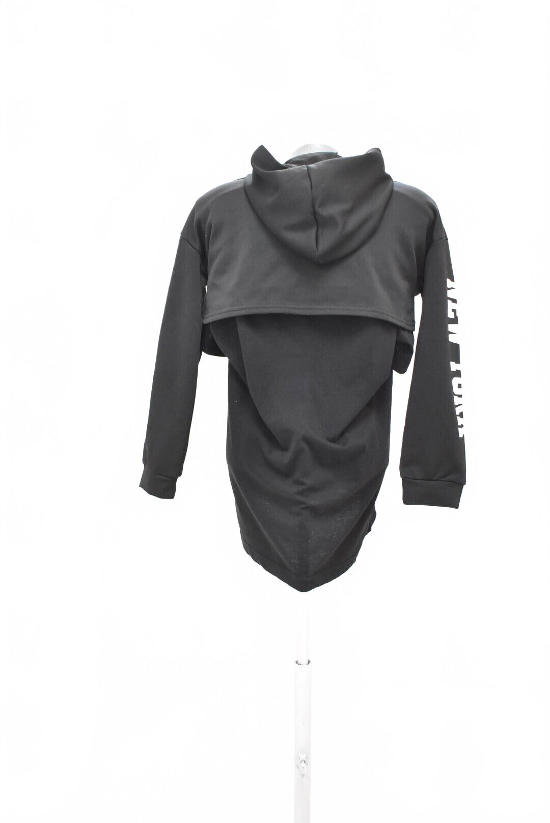 Dievčenská mikina Genesis s potlačou, farba čierna, veľkosť 13-14 r