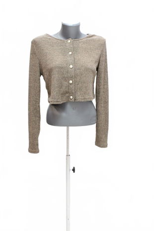 Dámsky sveter Shein, farba hnedá, veľkosť 36