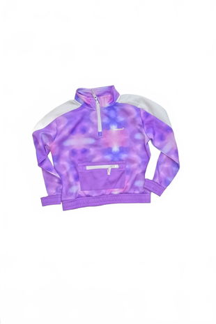 Dievčenská mikina Genesis bez potlače, farba viacfarebná, veľkosť 134