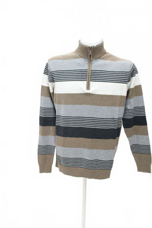 Pánská mikina C&A bez potisku, barva vzorovaná, velikost L