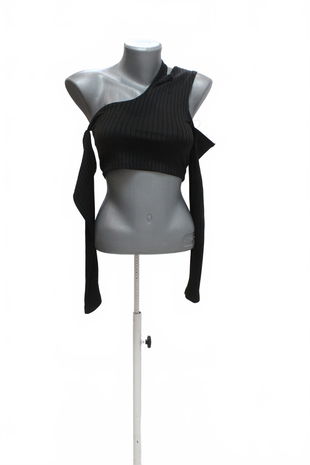 Dámske tričko Fbsister bez potlače, farba čierna, veľkosť XS