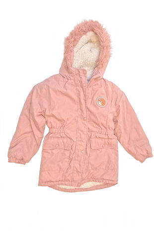 Dievčenská zimná bunda Sinsay, farba ružová, veľkosť 134