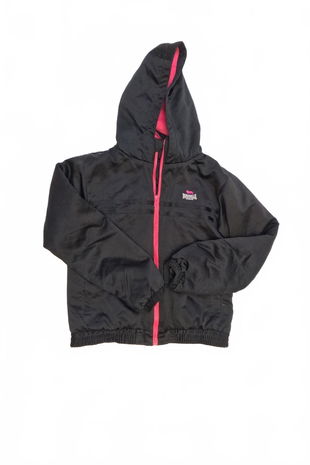 Dievčenská bunda Lonsdale, farba čierna, veľkosť 12-13 r