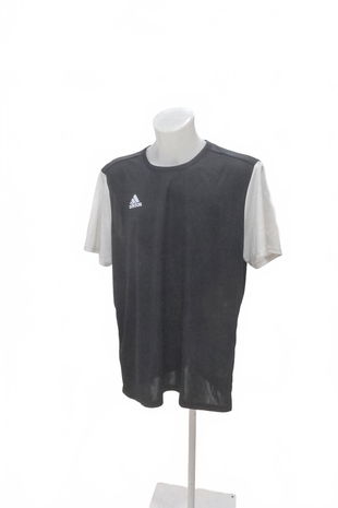 Pánské tričko Adidas bez potisku, barva černá, velikost 2XL