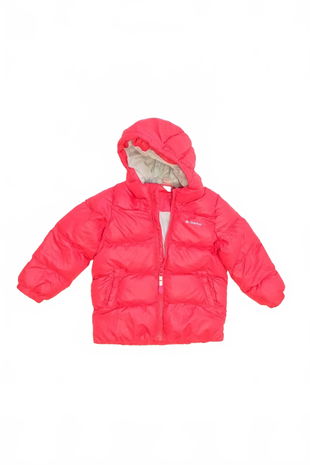 Dievčenská zimná bunda Quechua, farba červená, veľkosť 1-3 r