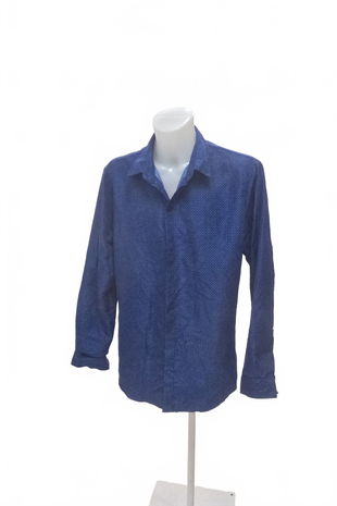 Pánská košile Shein, barva modrá, velikost L